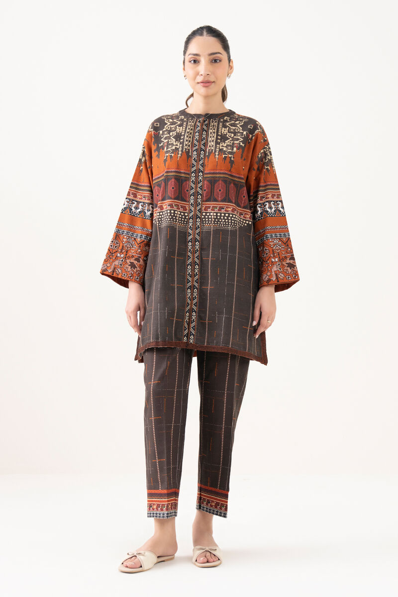 Embroidered Light Khaddar Shirt