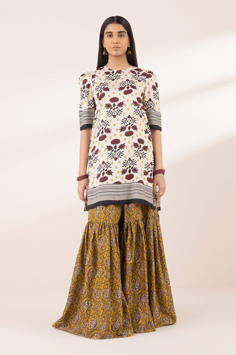 Printed Arabic Lawn Shirt