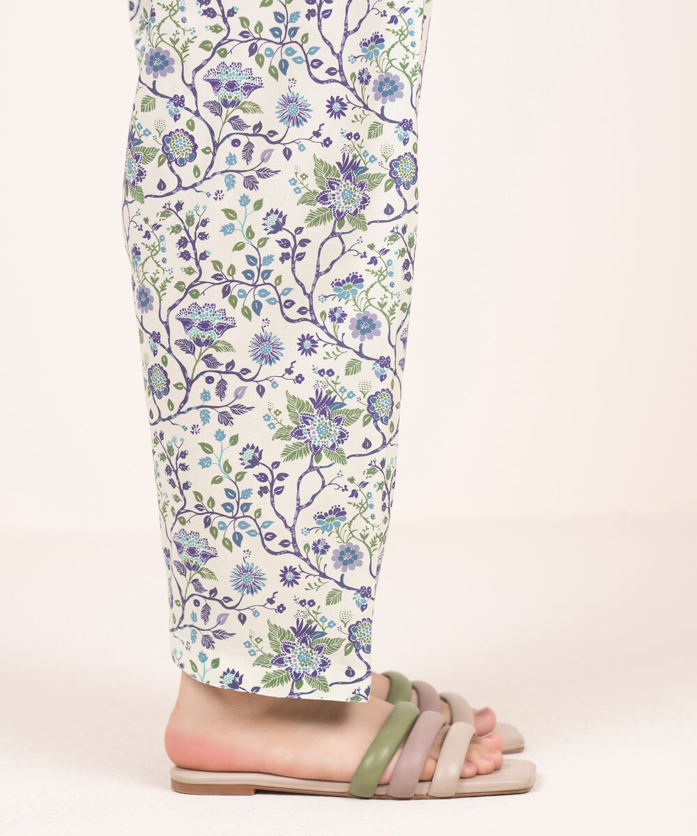 Women's RTW Cotton Viscose Multi Printed Shalwar