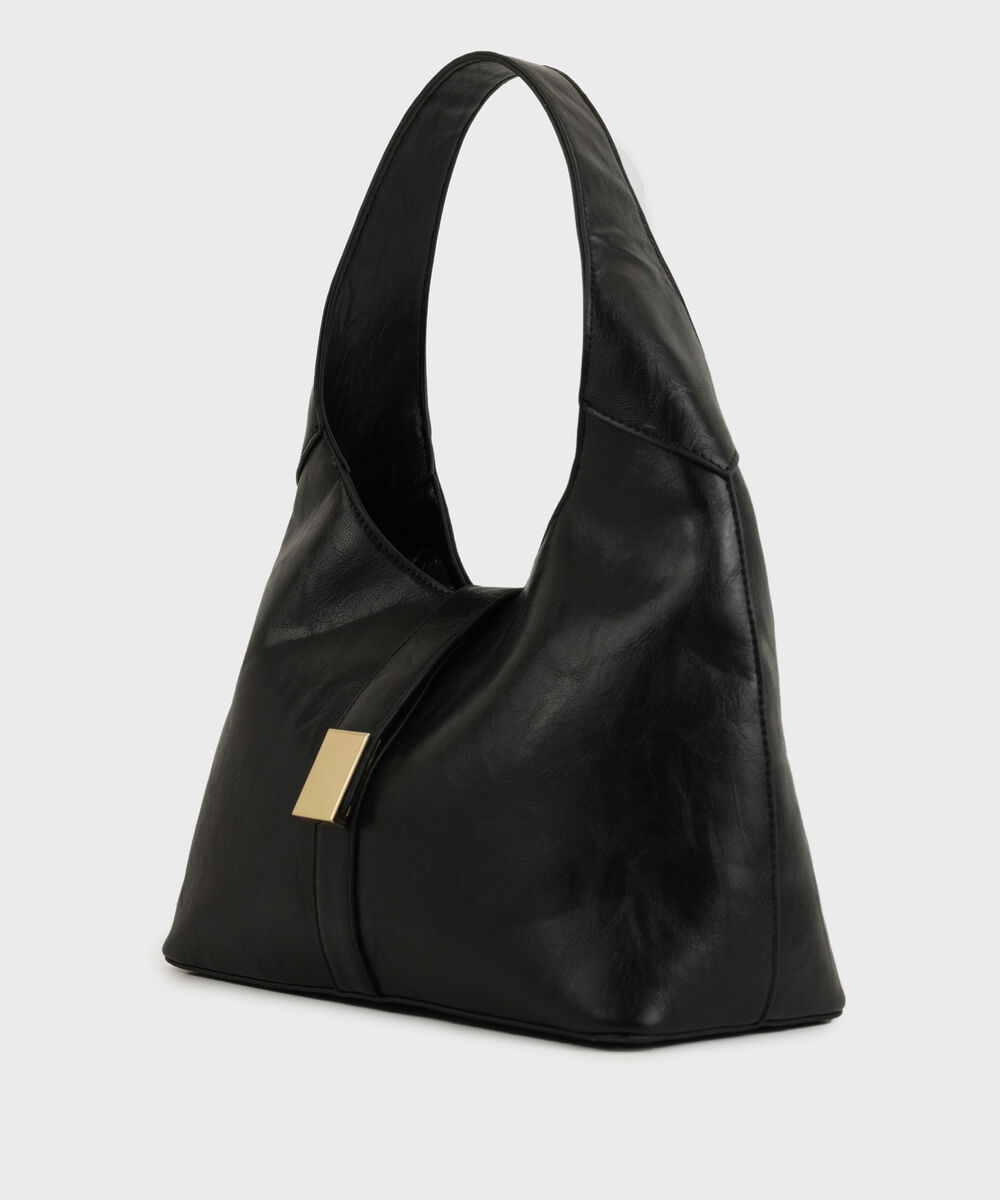 Women's Black Shoulder Bag