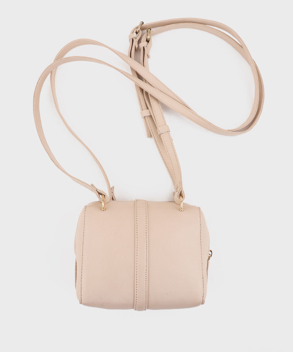 Women's Off White Cross Body Bag