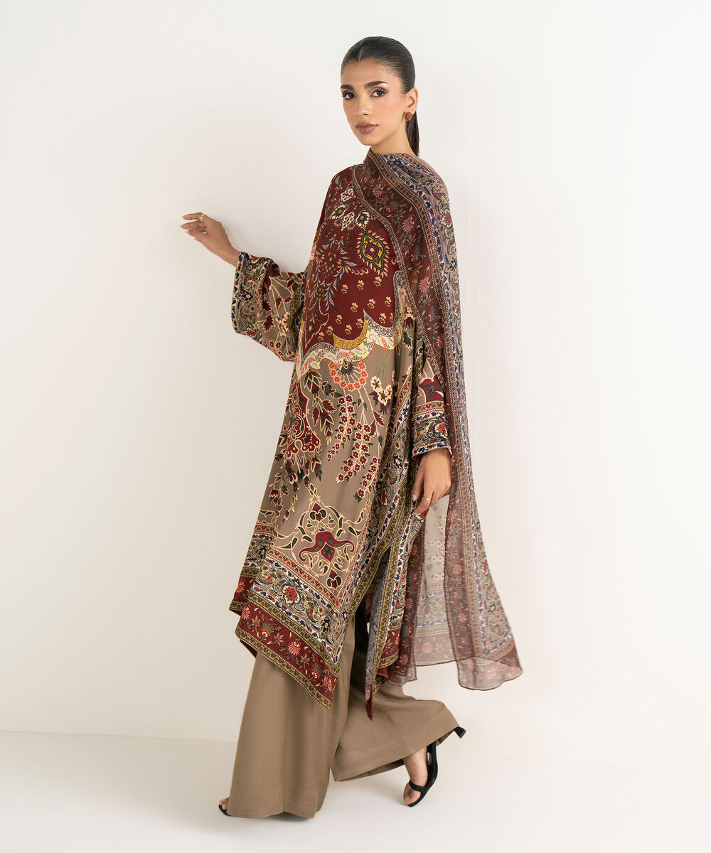 Women's RTW Grip Multi Printed 3 Piece Suit