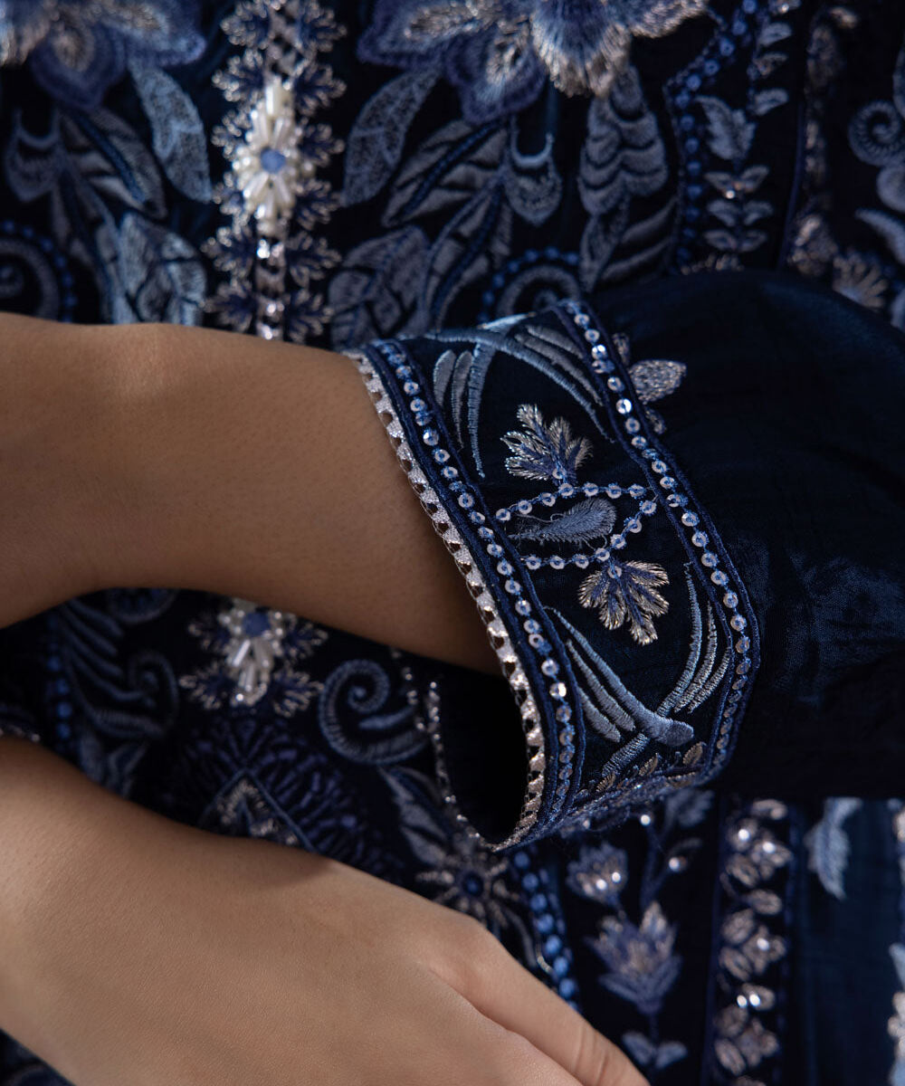 Womens Ready To Wear Blue Three Piece
