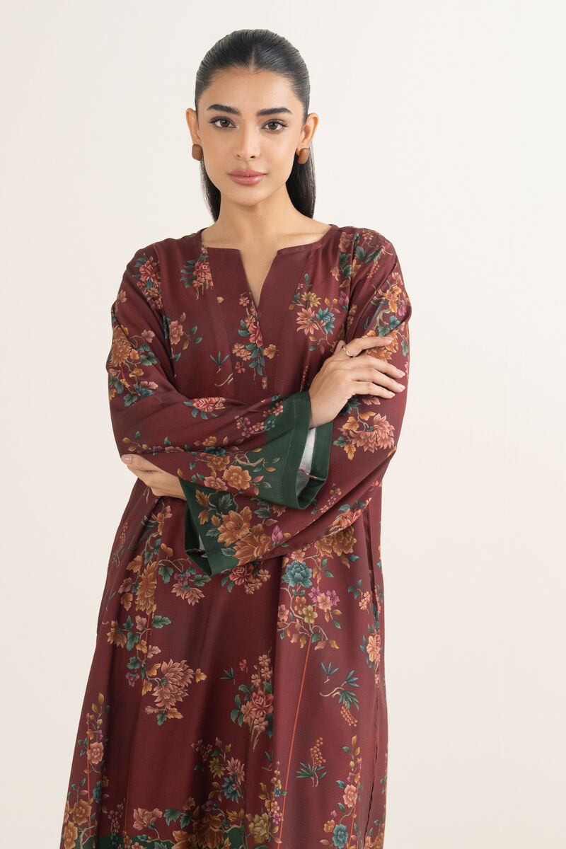 2 Piece - Printed Linen Suit