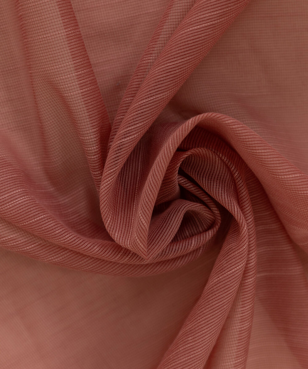 Blended Raw Net Pink Solid Dupatta