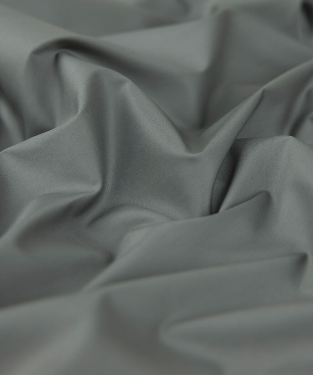 Men Unstitched Cotton Grey Full Suit Fabric