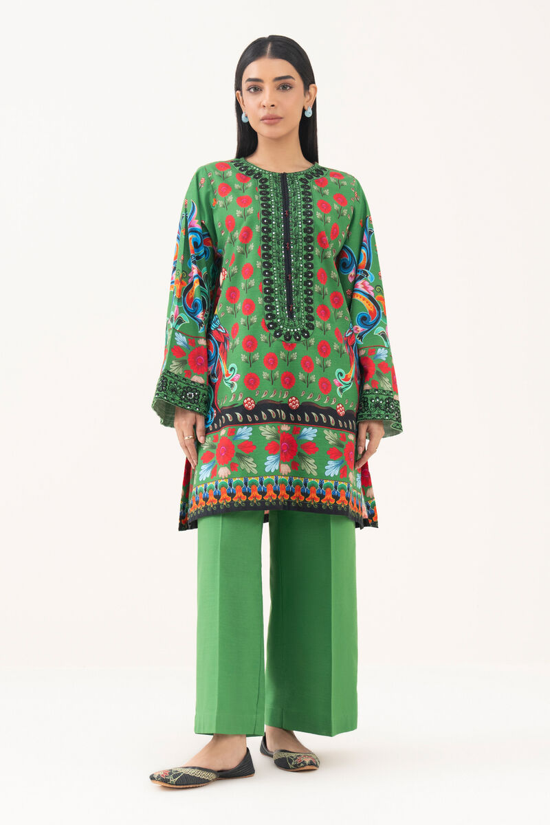 Embroidered Light Khaddar Shirt