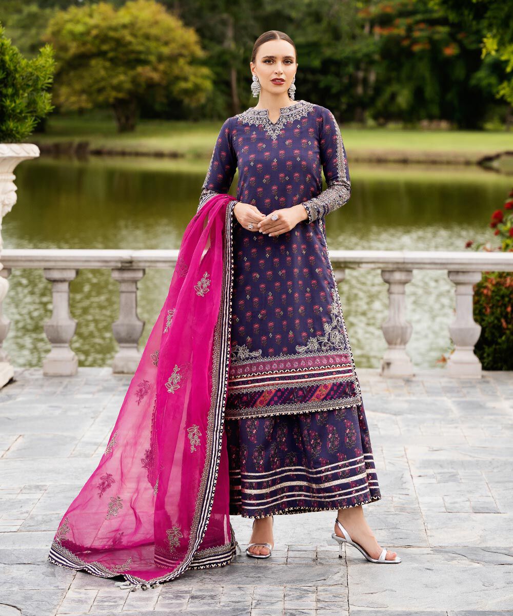 Unstitched 3 PC 0U3PESL24V63 Sapphire PK