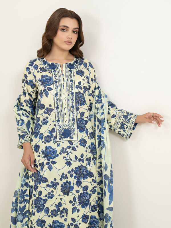 3 Piece - Embroidered Lawn Suit