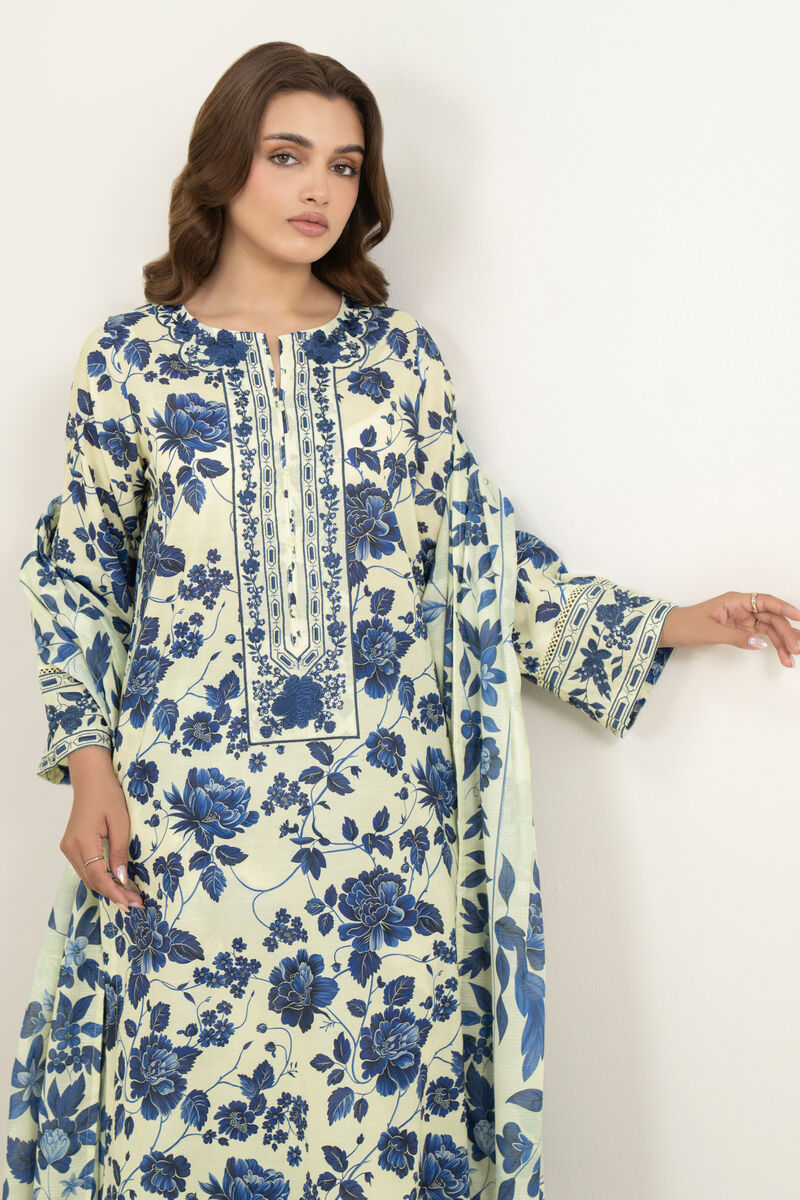 3 Piece - Embroidered Lawn Suit