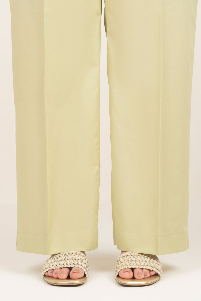 Solid Cambric Straight Pants