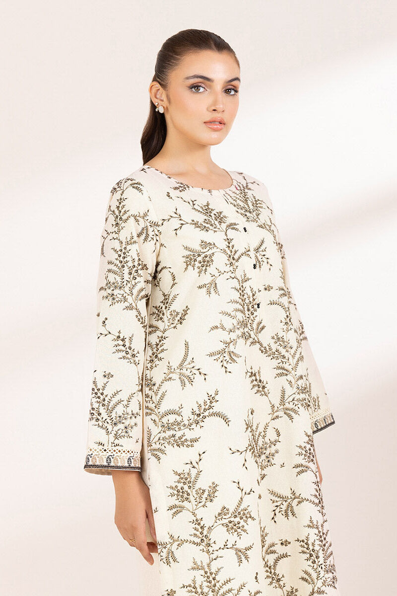 Embroidered Karandi Shirt