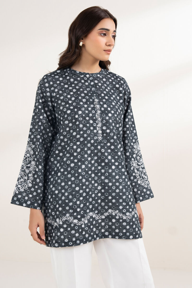 Embroidered Khaddar Shirt