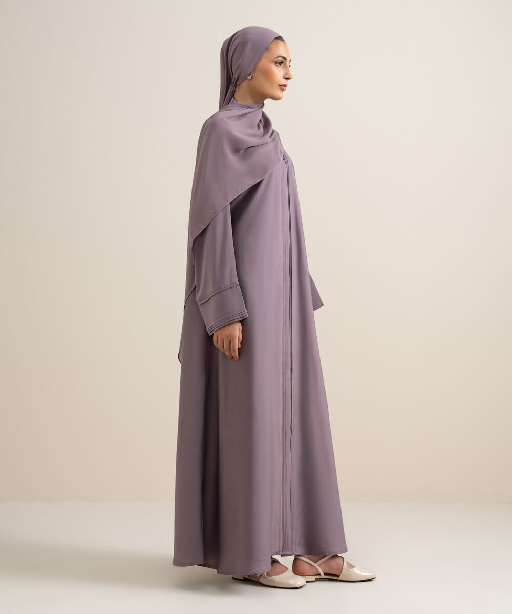 Women's Purple Abaya Set