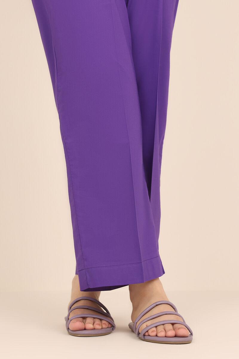 Solid Cambric Straight Pants