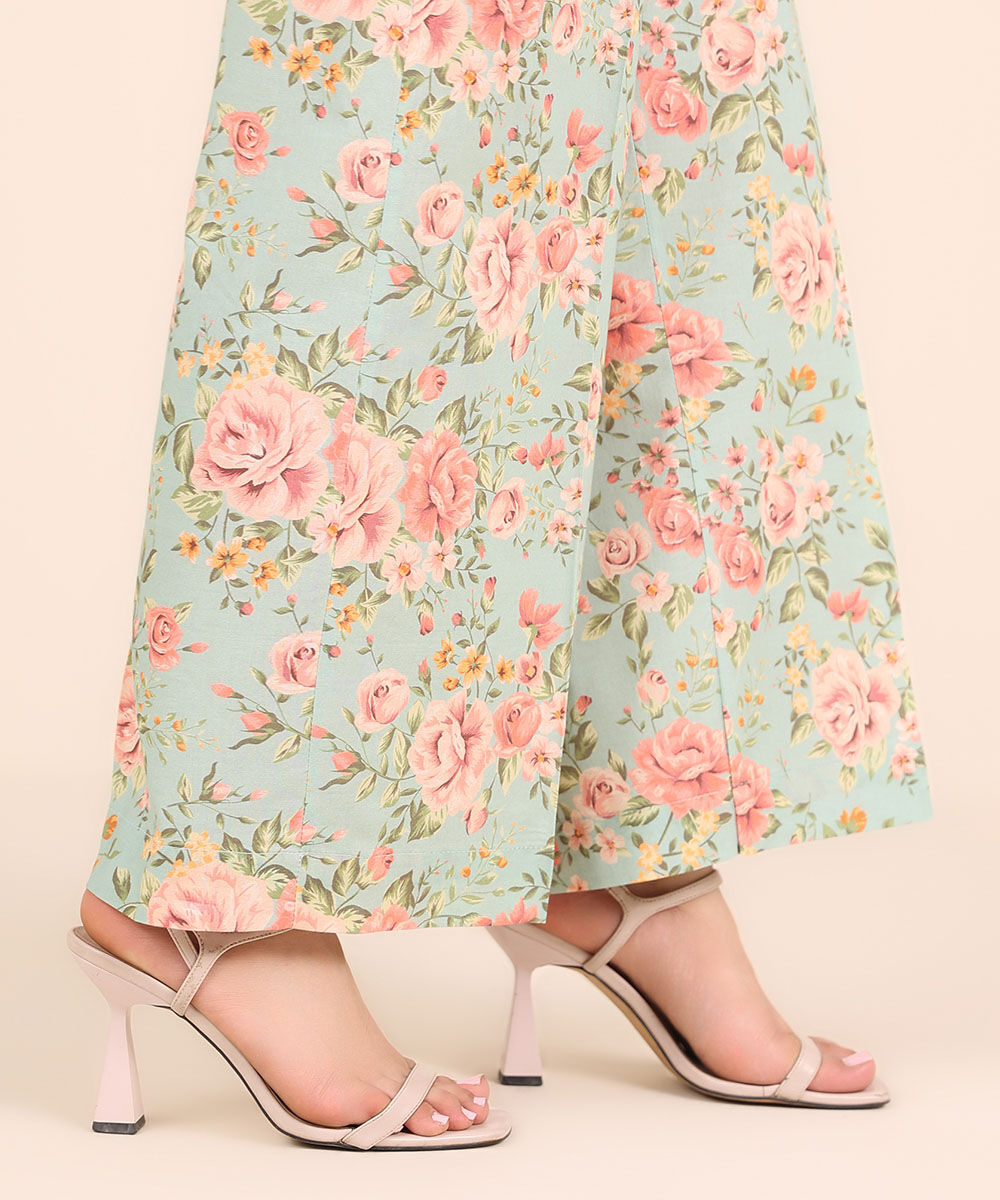Women's RTW Cambric Multi Printed Culottes