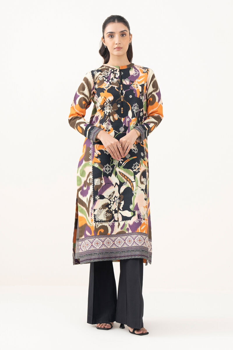 Printed Khaddar Shirt