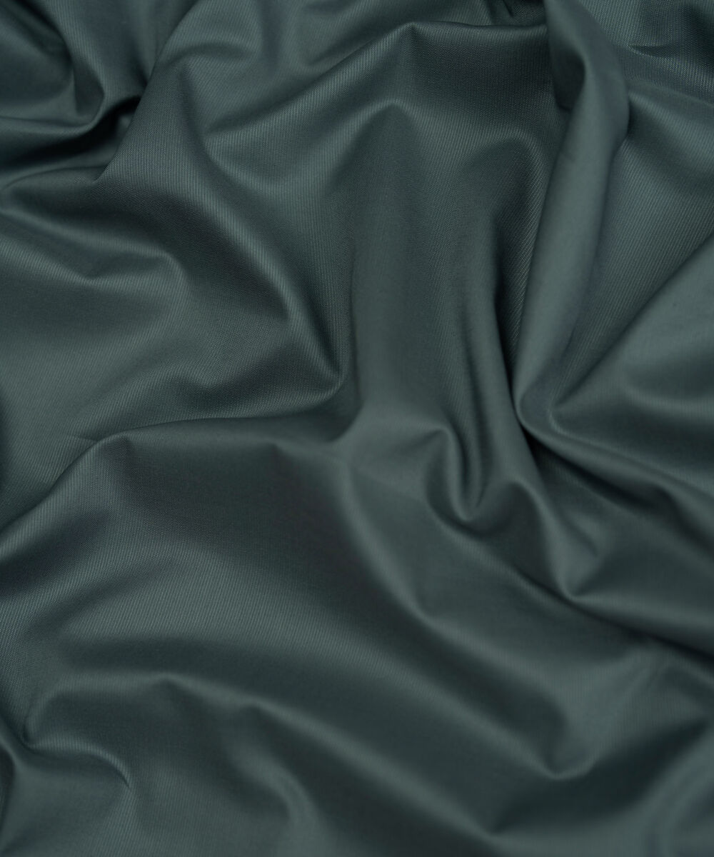 Men's Unstitched Two-Piece Jade Grey  Premium Cotton Dobby Suit