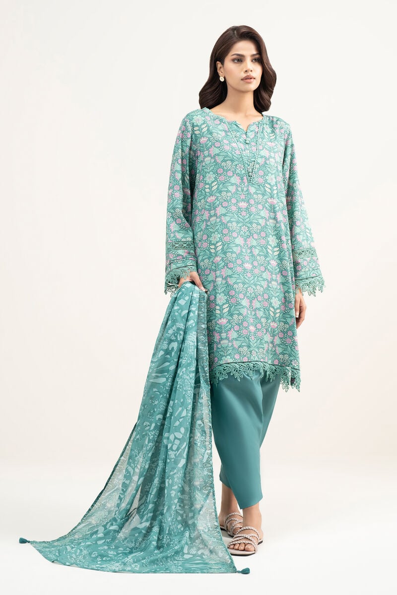 Printed Lawn Dupatta