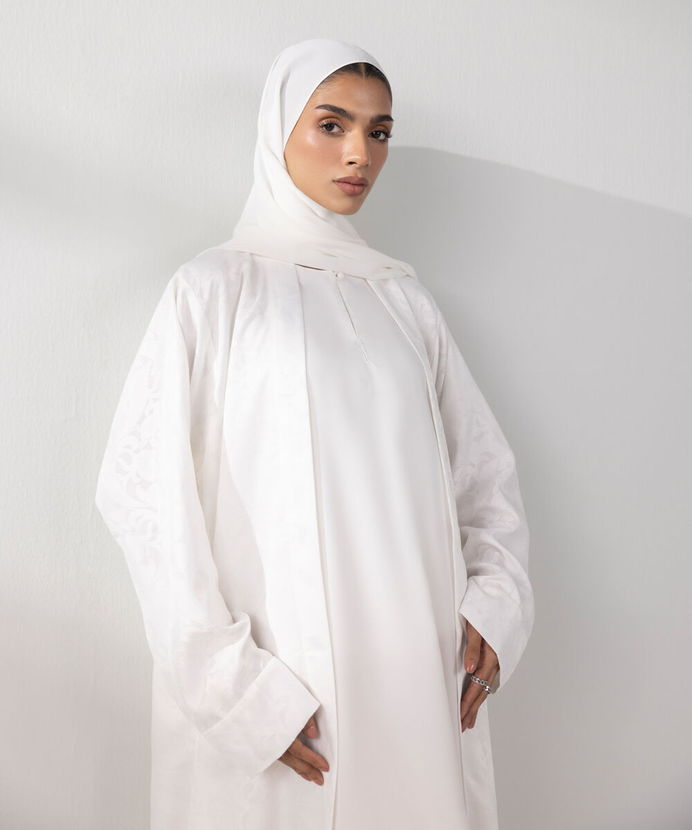 ABBAYA25V318 White Abaya ABBAYA25V318 i