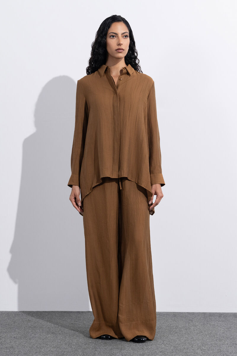 Loose-Fit Textured Shirt