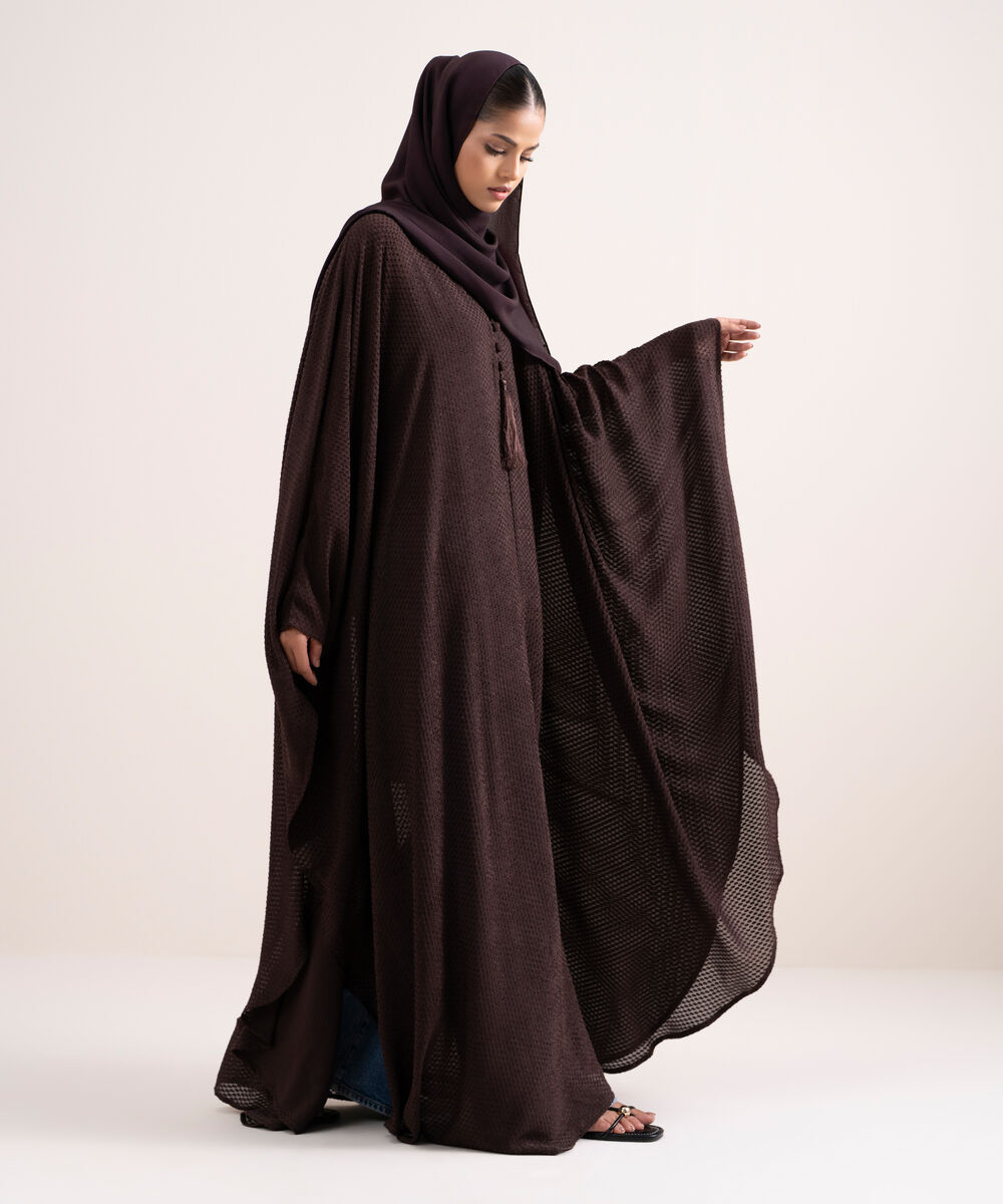 Women's Brown Kaftaan Abbaya Set