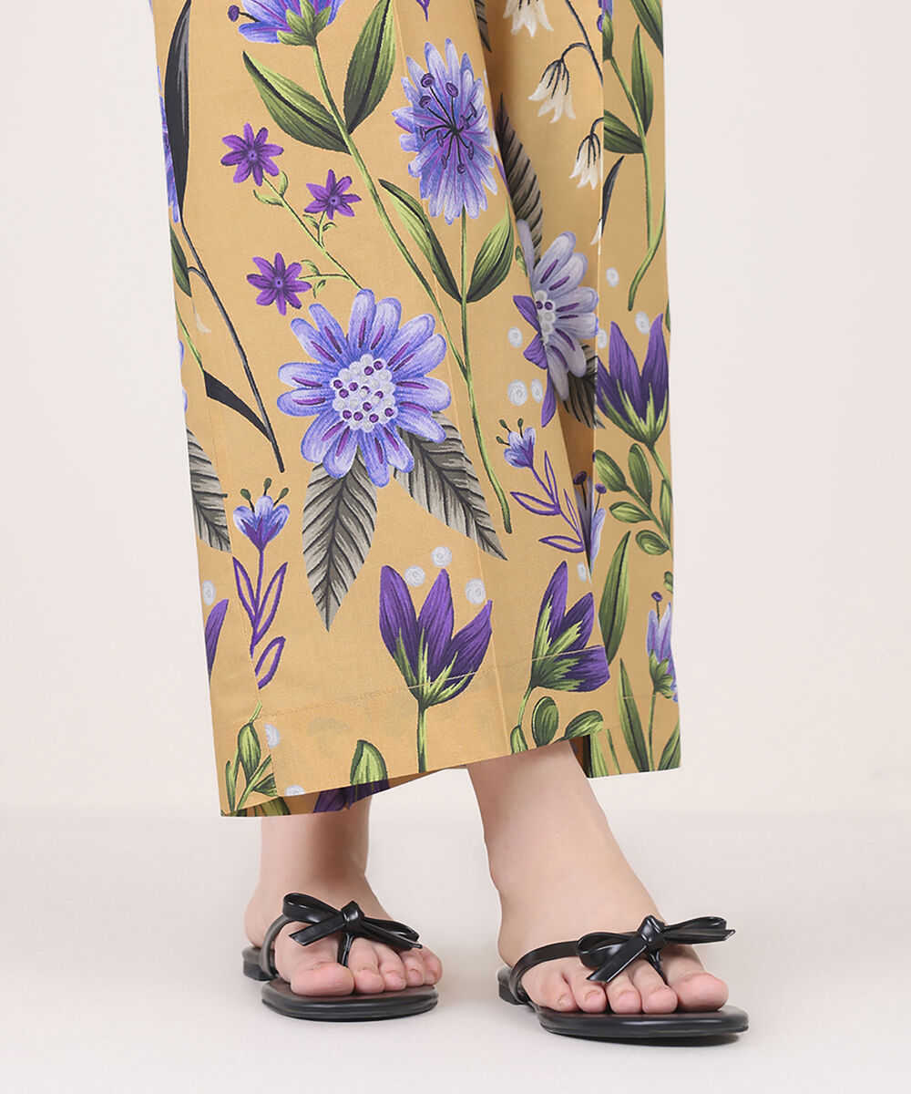 Women's RTW Cambric Multi Printed Culottes