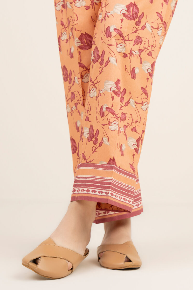 Cotton Viscose Straight Pants