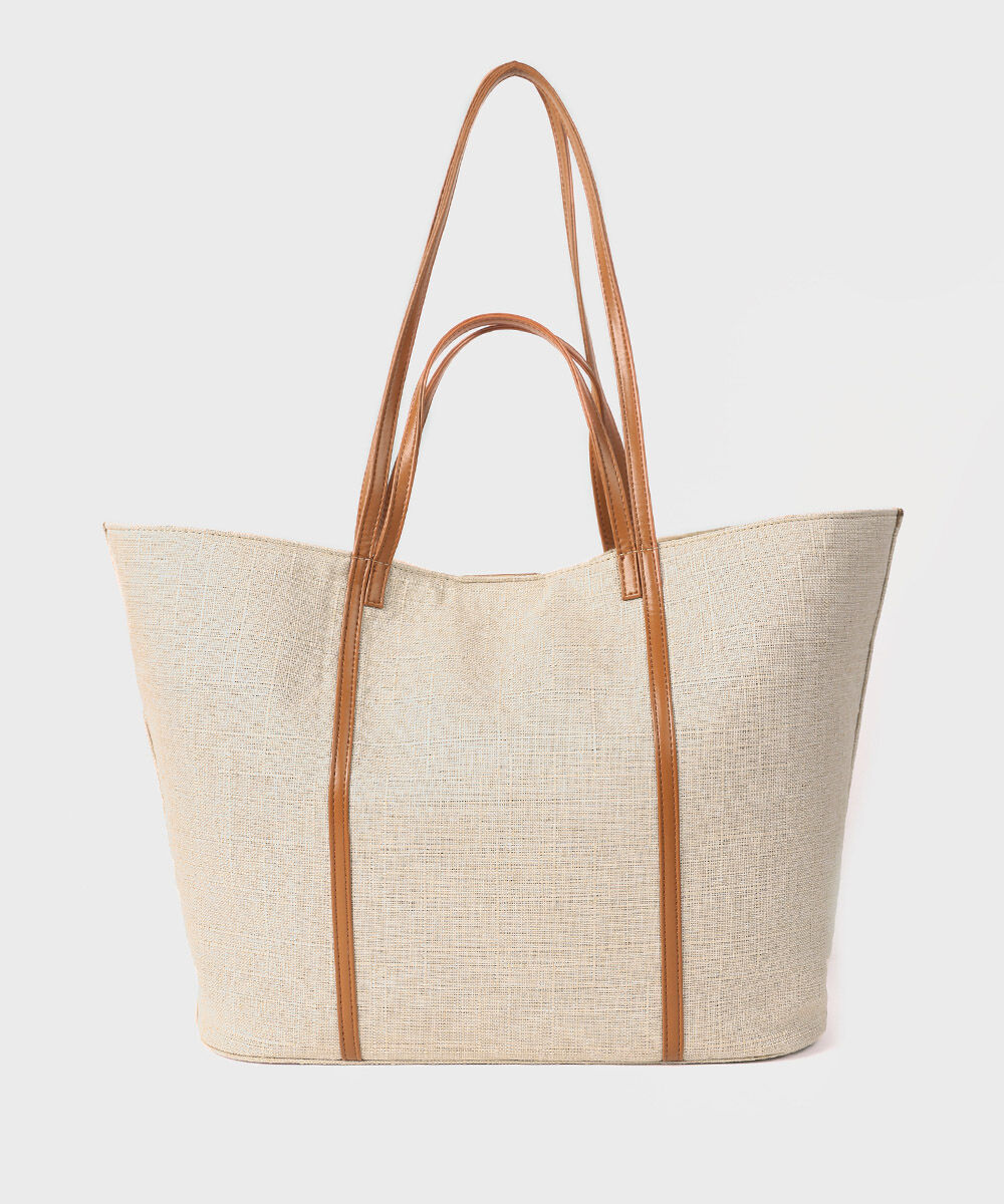 Women's Off White Tote