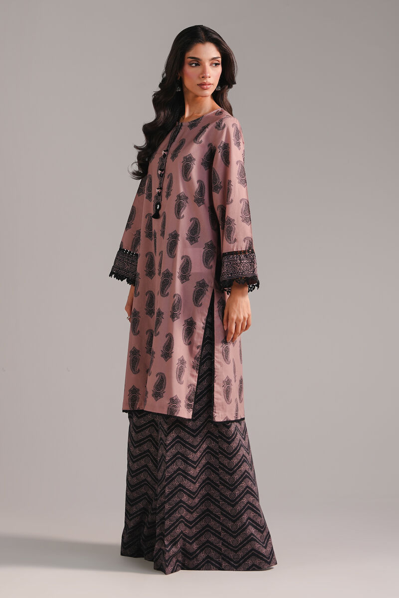 2 Piece - Printed Cotton Suit