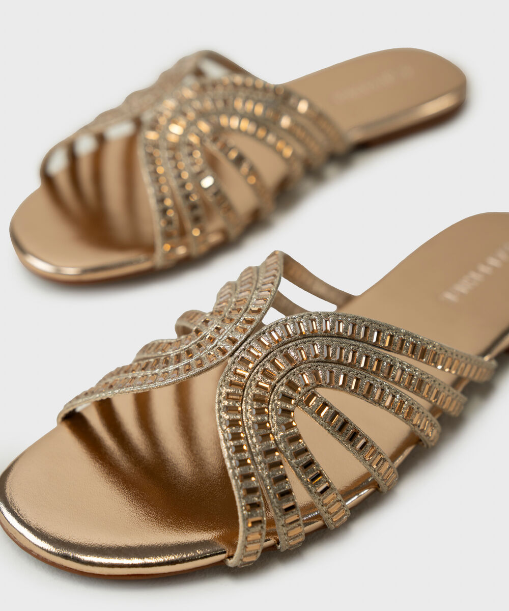 Women's Rose Gold Flats