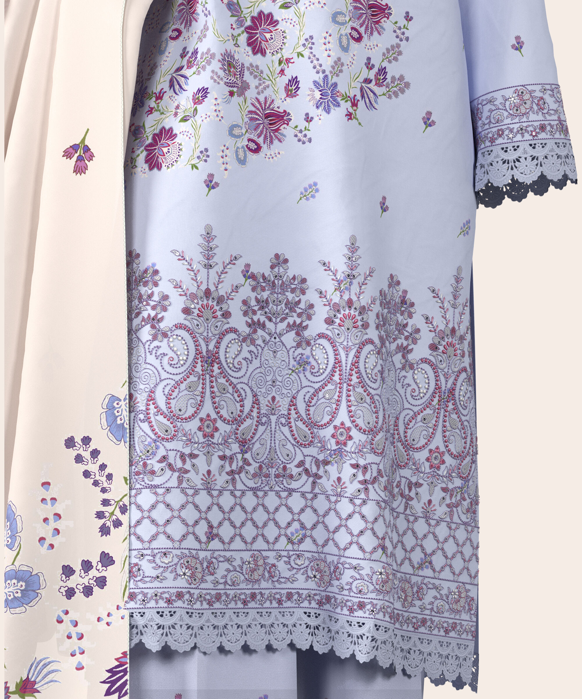 Unstitched 3 PC PPEWS26CL541
