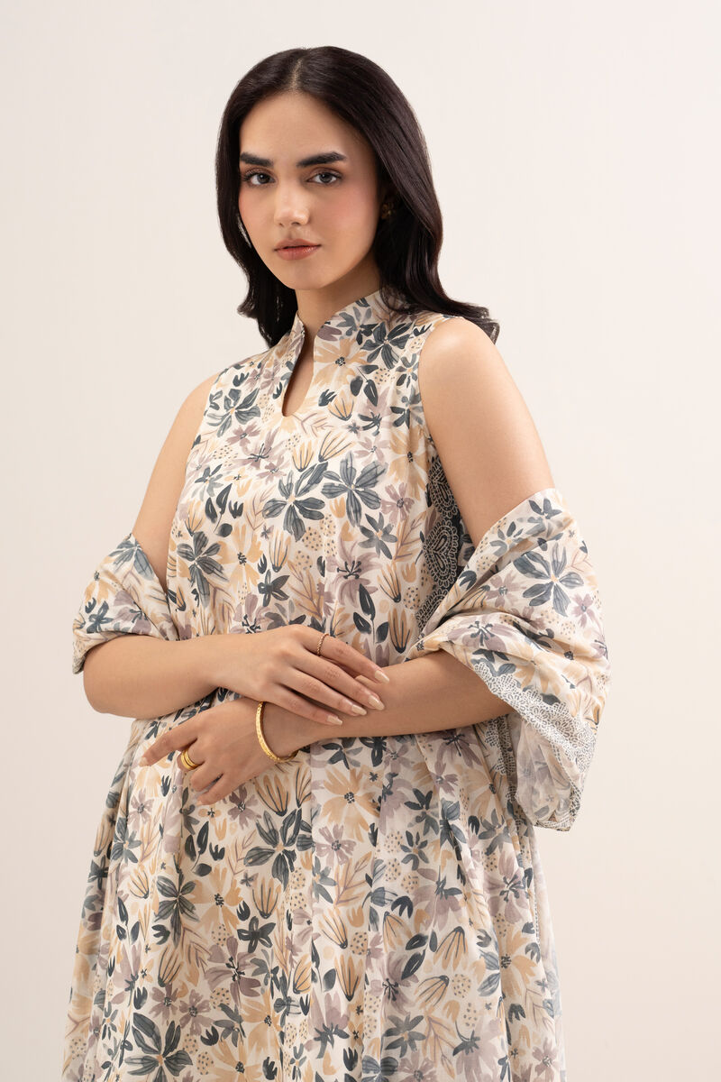 3 Piece - Printed Lawn Suit