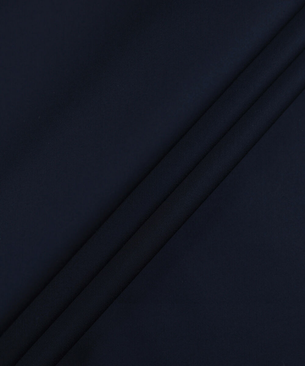 Men Unstitched Cotton Blue Full Suit Fabric