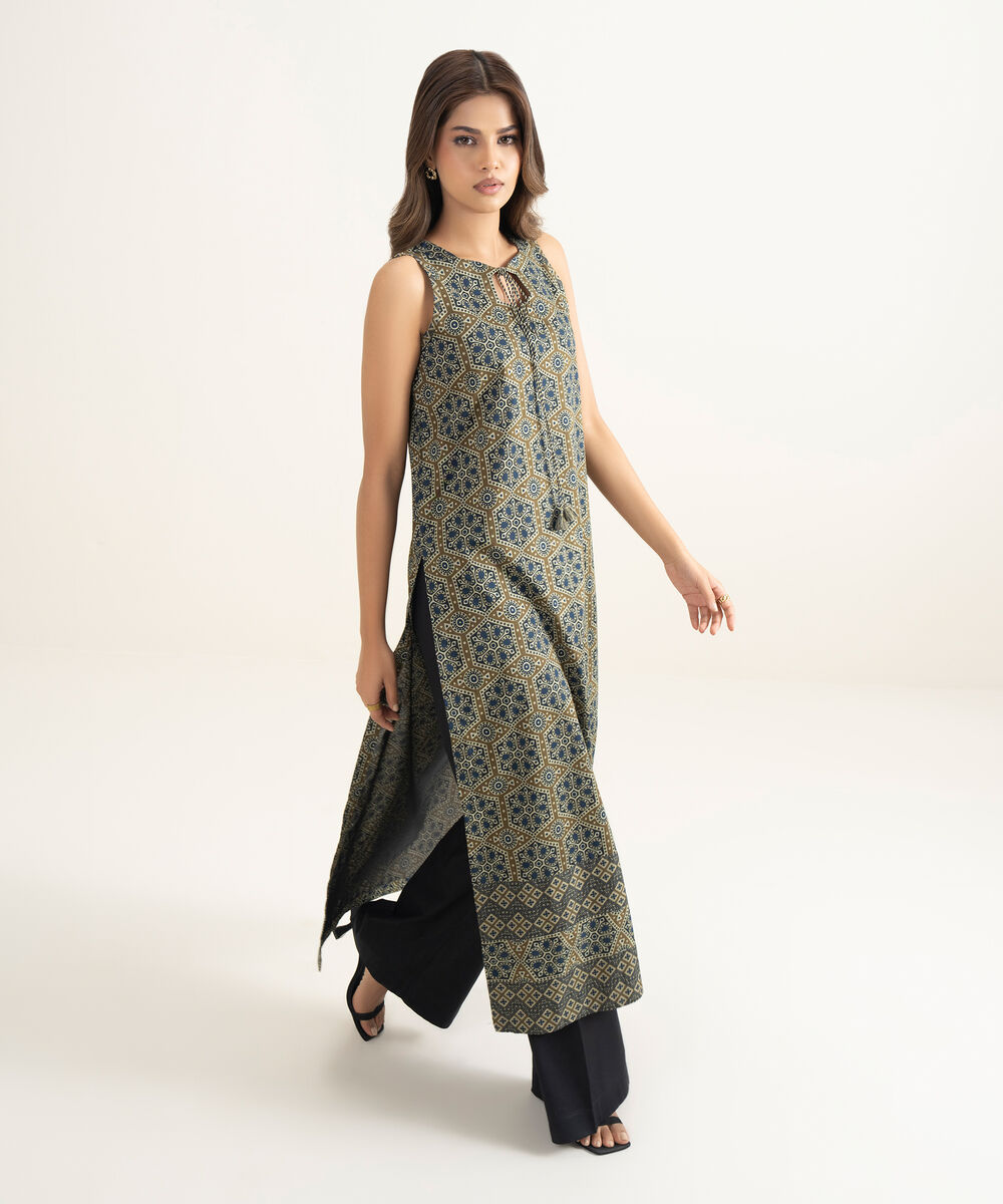 Women's Unstitched Lawn Printed Multi Shirt