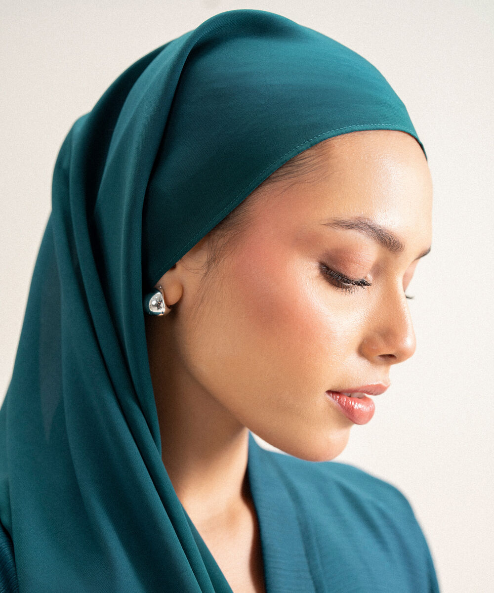 Women's Teal Basic Hijab
