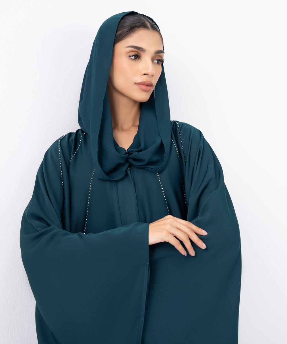 Women's Zinc Polyester Abaya Set