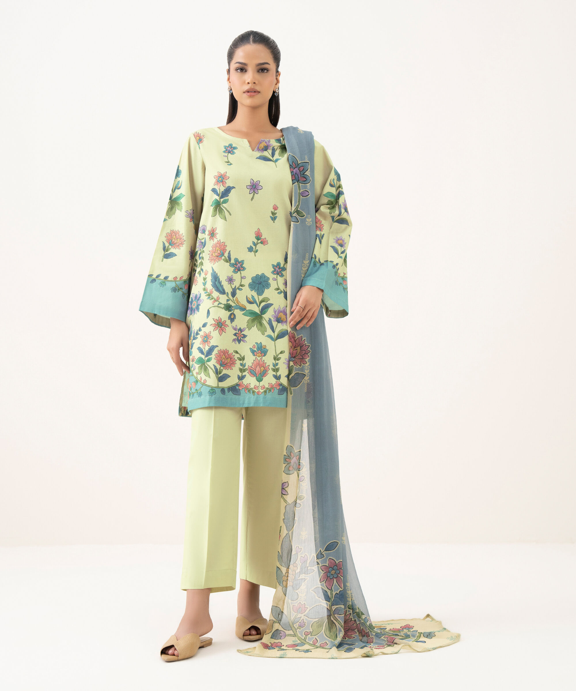 Printed Dupatta 3PDFW25V214D