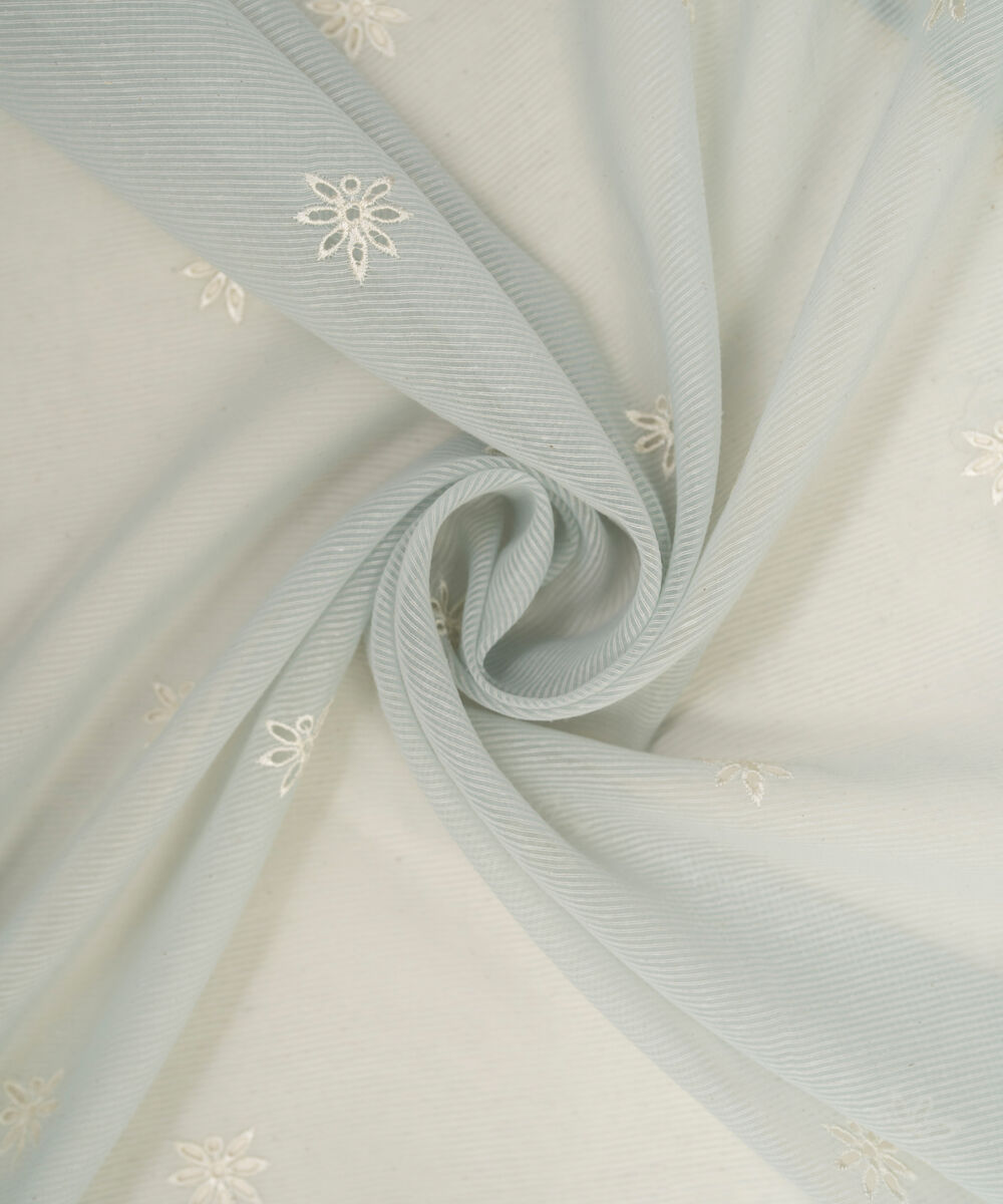 Women's RTW Textured Karandi Embroidered Green Dupatta