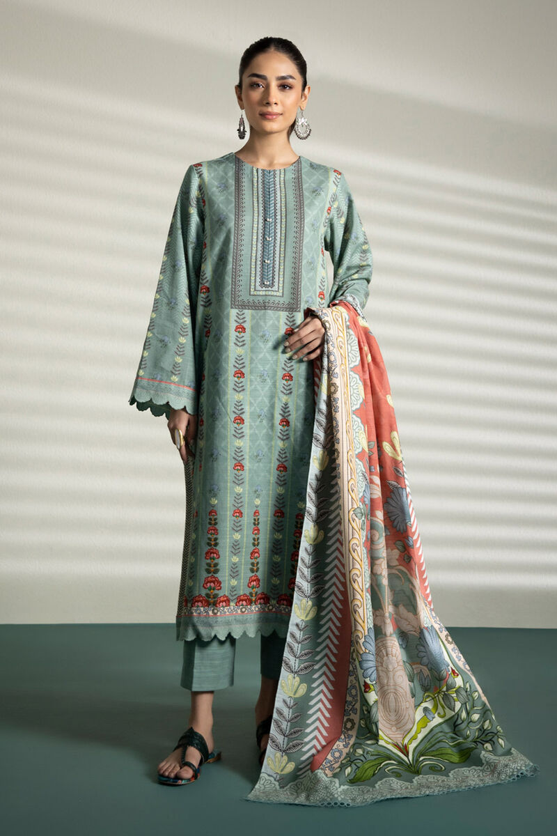 3 Piece - Printed Lawn Suit