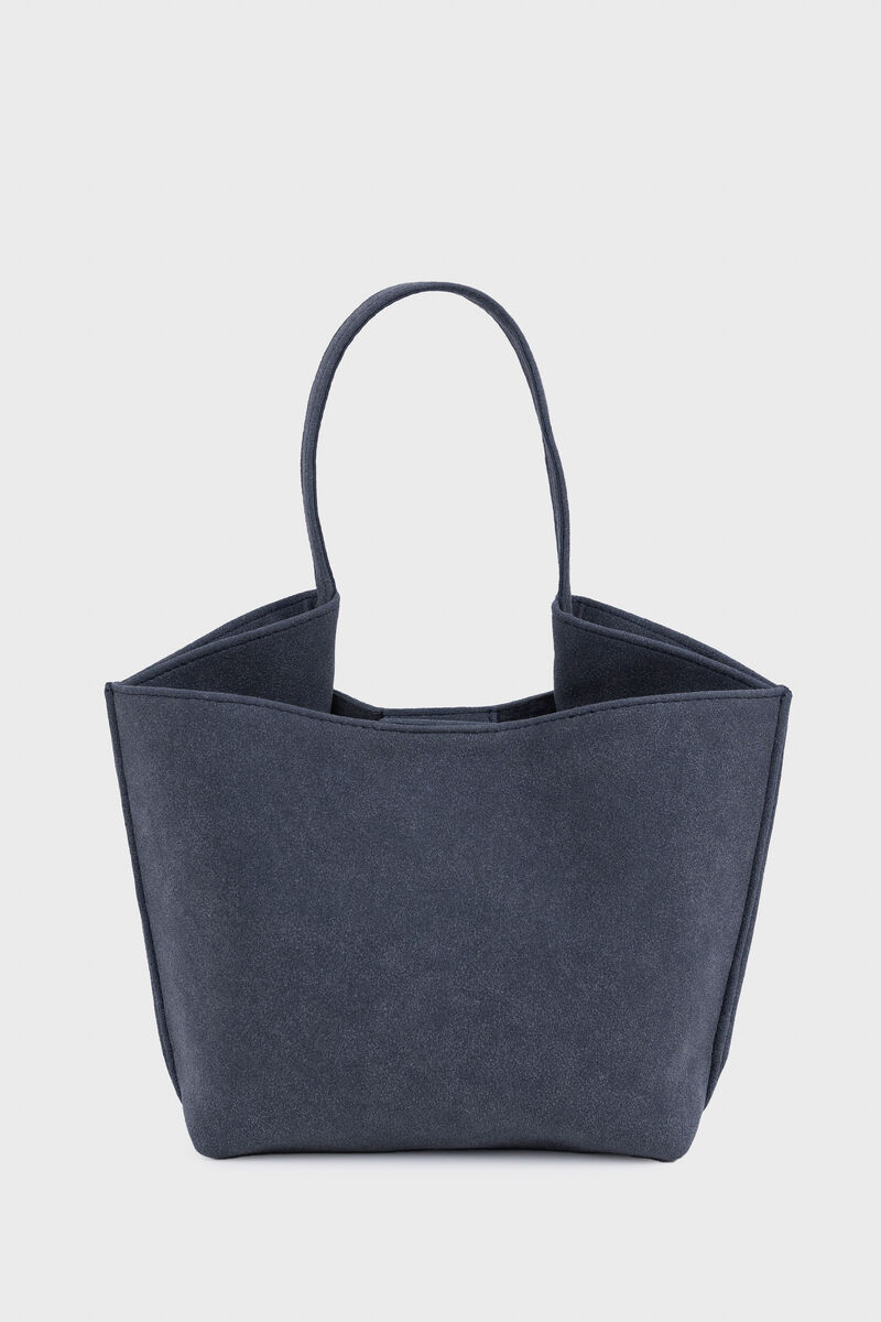 Blue Top Handle Bag