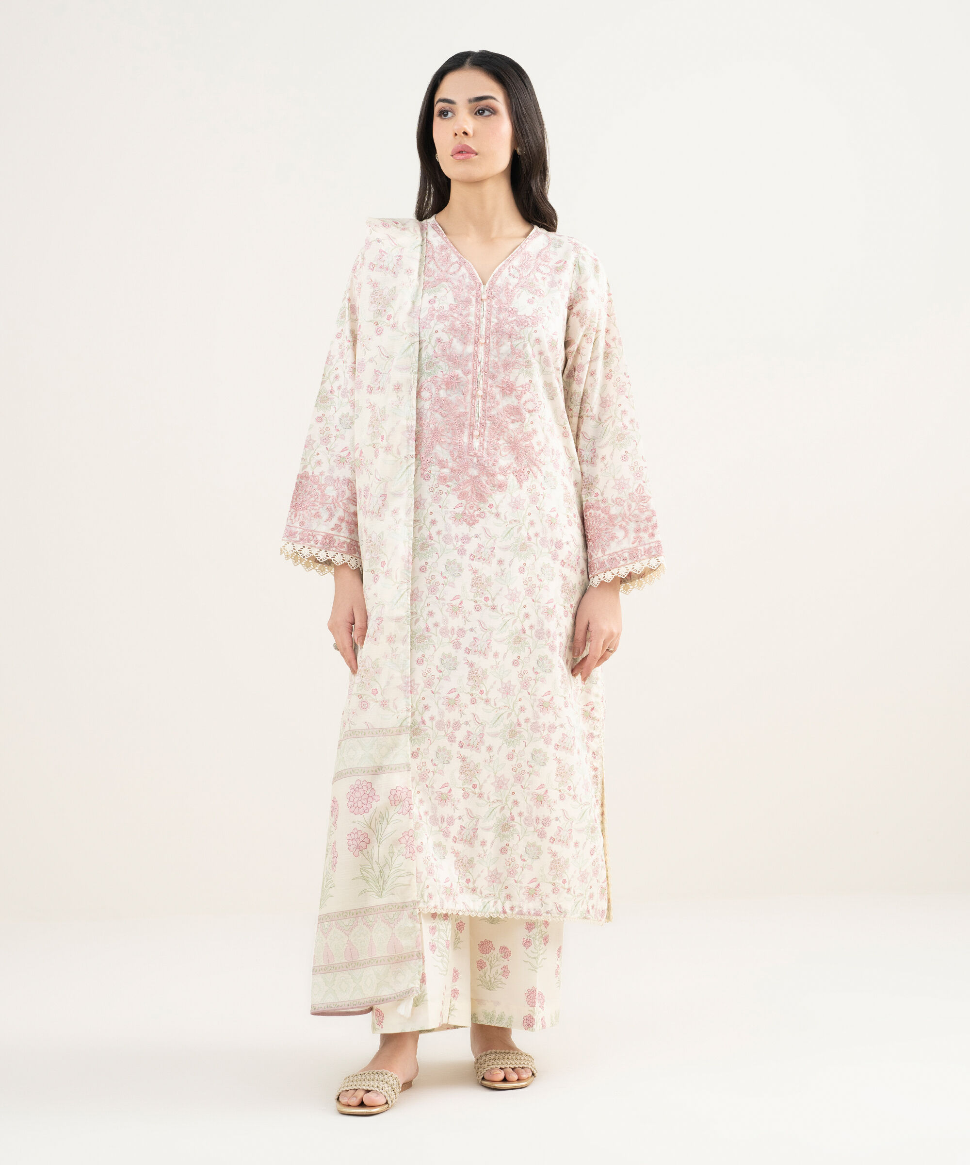 Printed Dupatta DUPS26HMV107