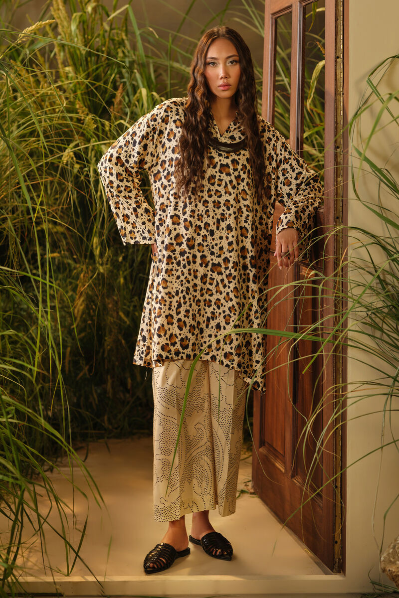 Printed Arabic Lawn Shirt