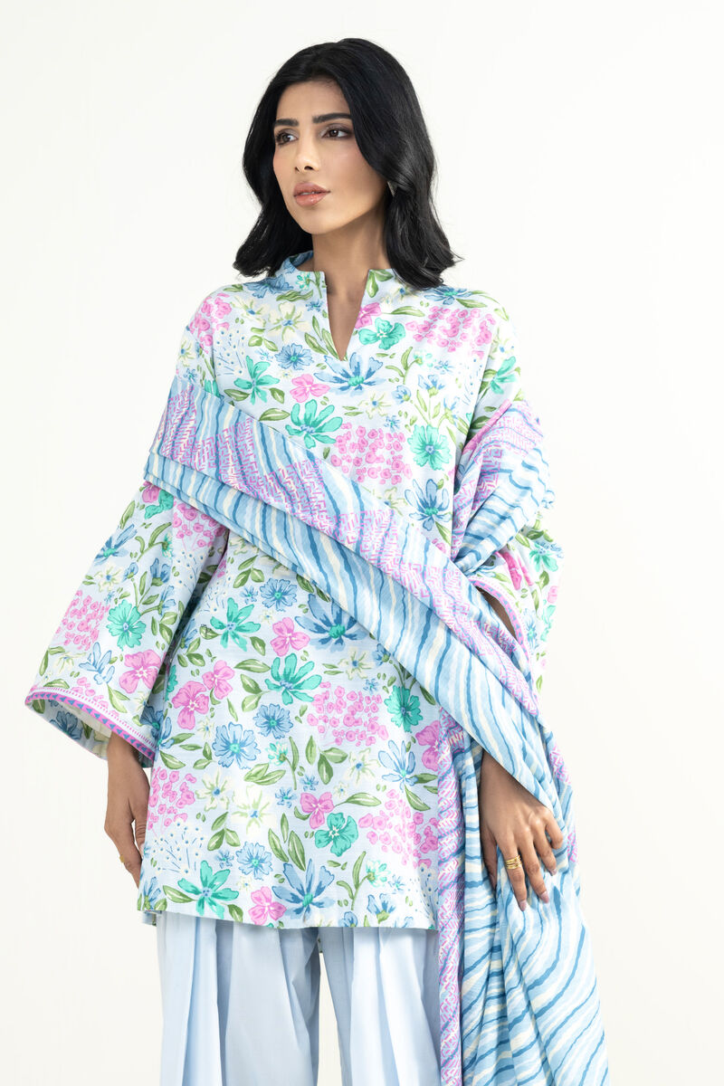 3 Piece - Embroidered Lawn Suit