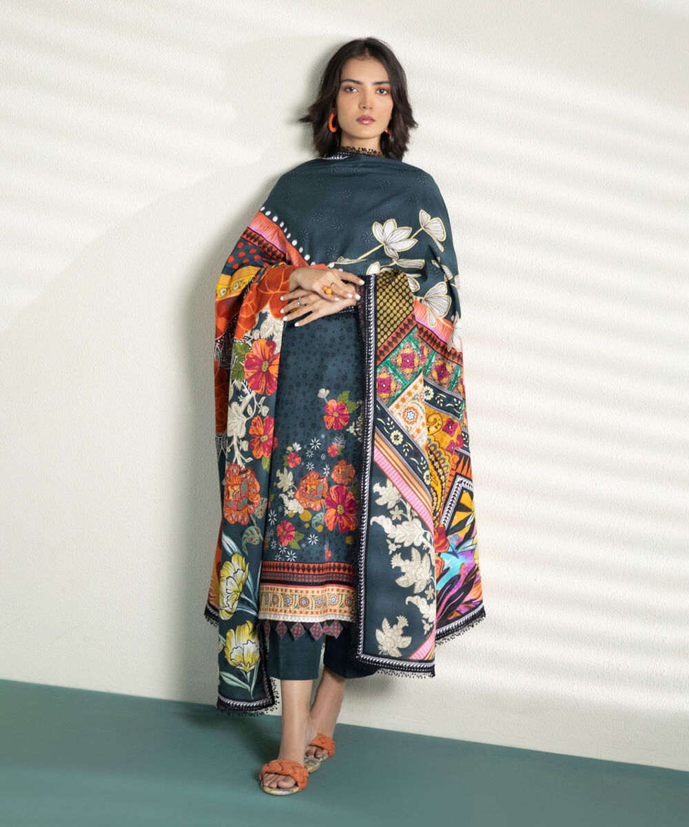 Ladies Unstitched Day to Day Suit 3DAYZ23V1105