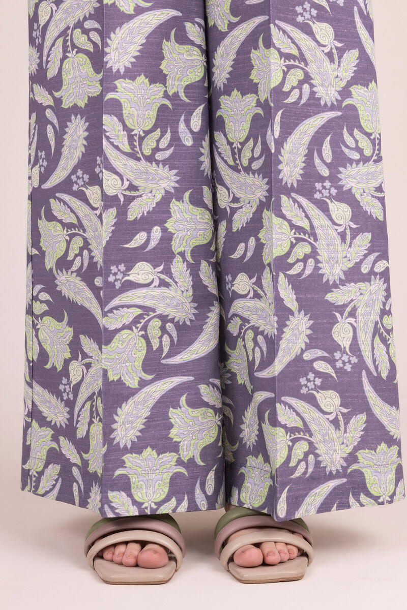 Printed Khaddar Flared Pants
