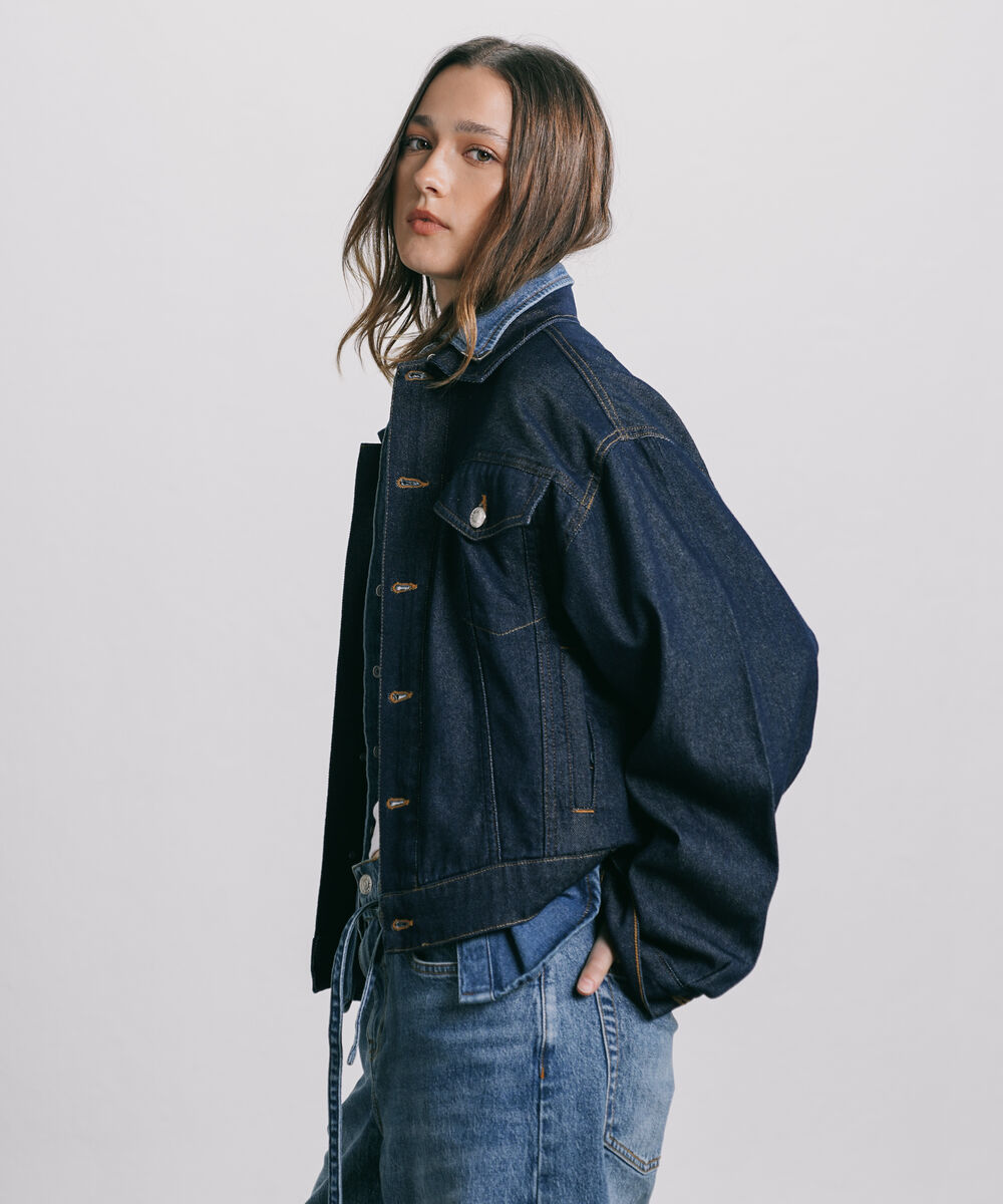 Women's Western Wear Blue Denim Trucker Jacket