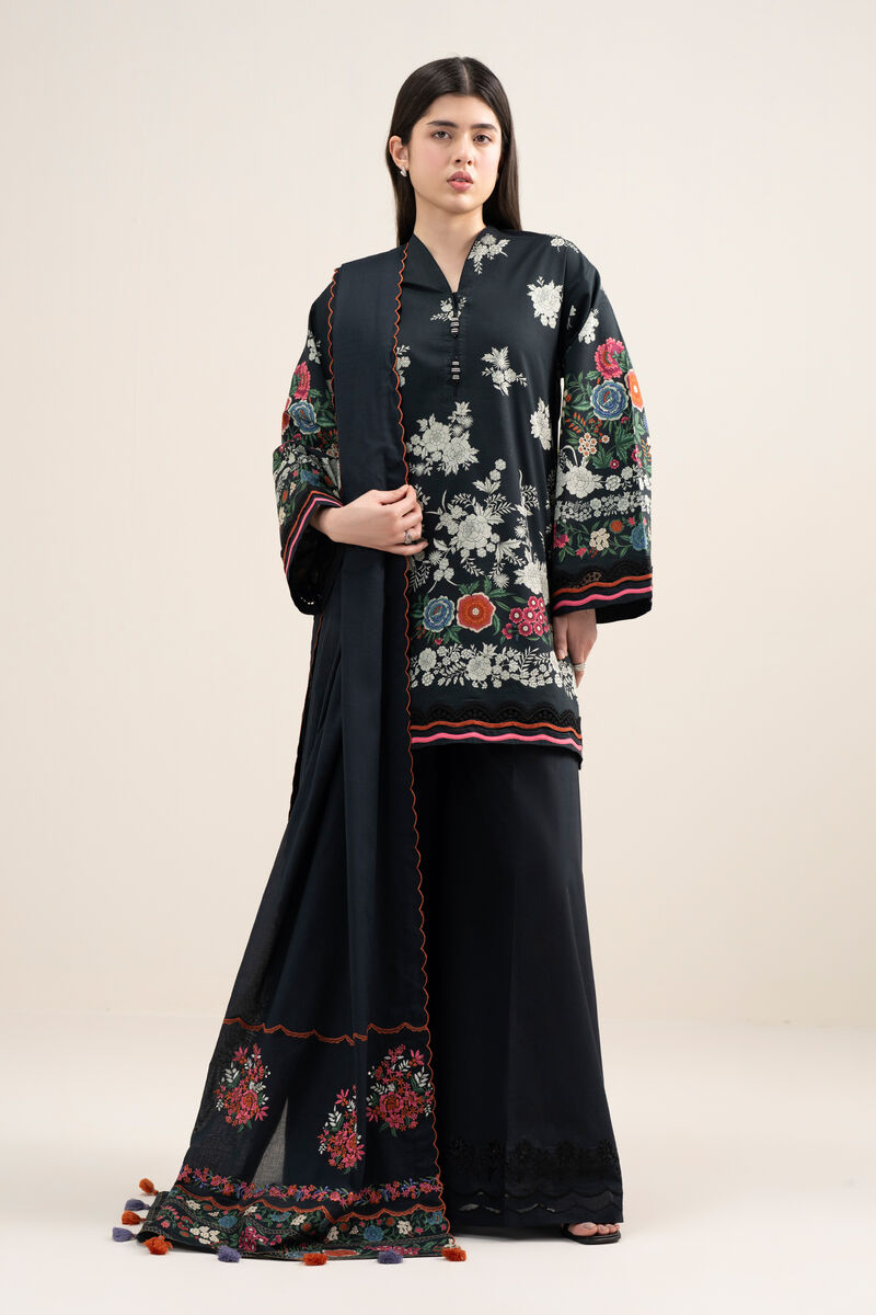 3 Piece - Embroidered Lawn Suit