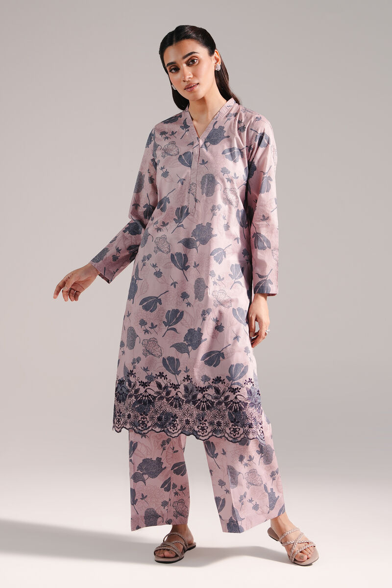 2 Piece - Embroidered Lawn Suit