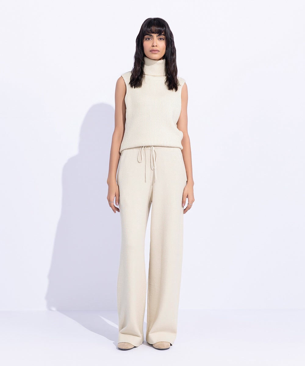 Knit Trousers With Pockets